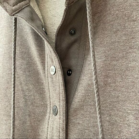 Banana Republic Sz S Gray Cape Cod High Collar Beach Boating Surf Jacket - Picture 8 of 10